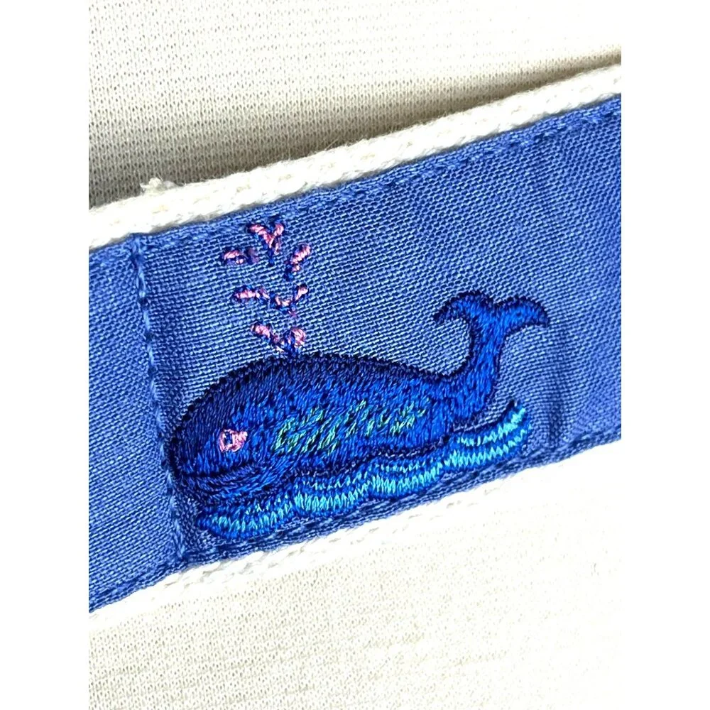 CJ  Laing Embroidered Whale , Fisherman, Coastal  Nautical D Ring Belt, Small - Picture 5 of 8